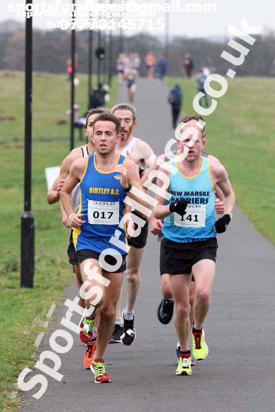Senior men and womens Heaton Memorial 10k Road Race, Newcastle Town Moor. Photo:  David T. Hewitson/Sports for All Pics